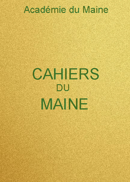 Cahiers du maine fond or copie